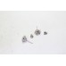 Solitaire Stud Earrings 925 Sterling Silver Zircon Stone Women Handmade B530